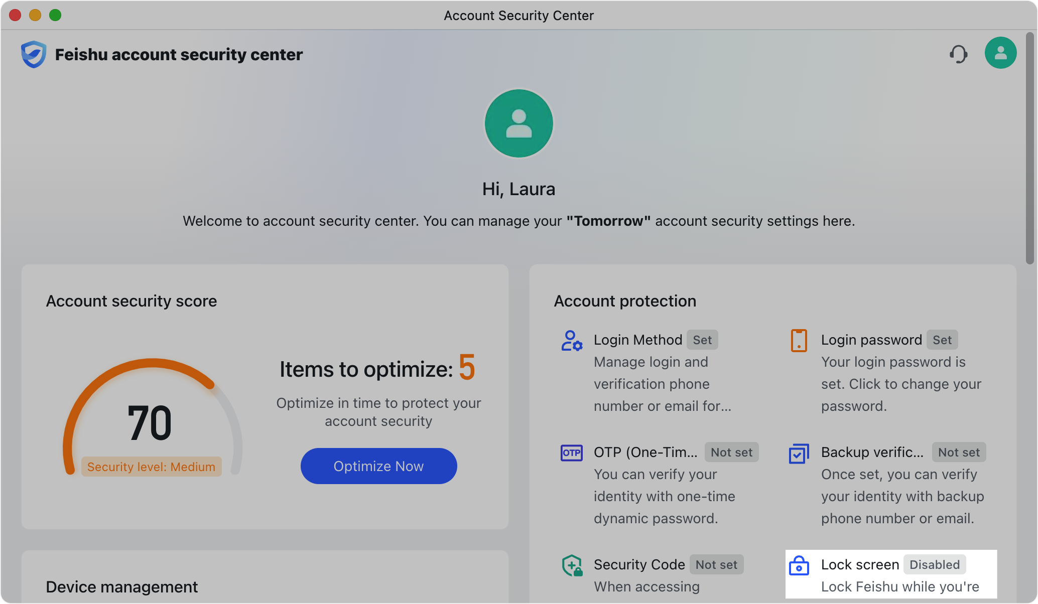94fbr screen lock time password