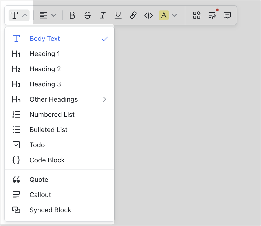 Format text in Docs