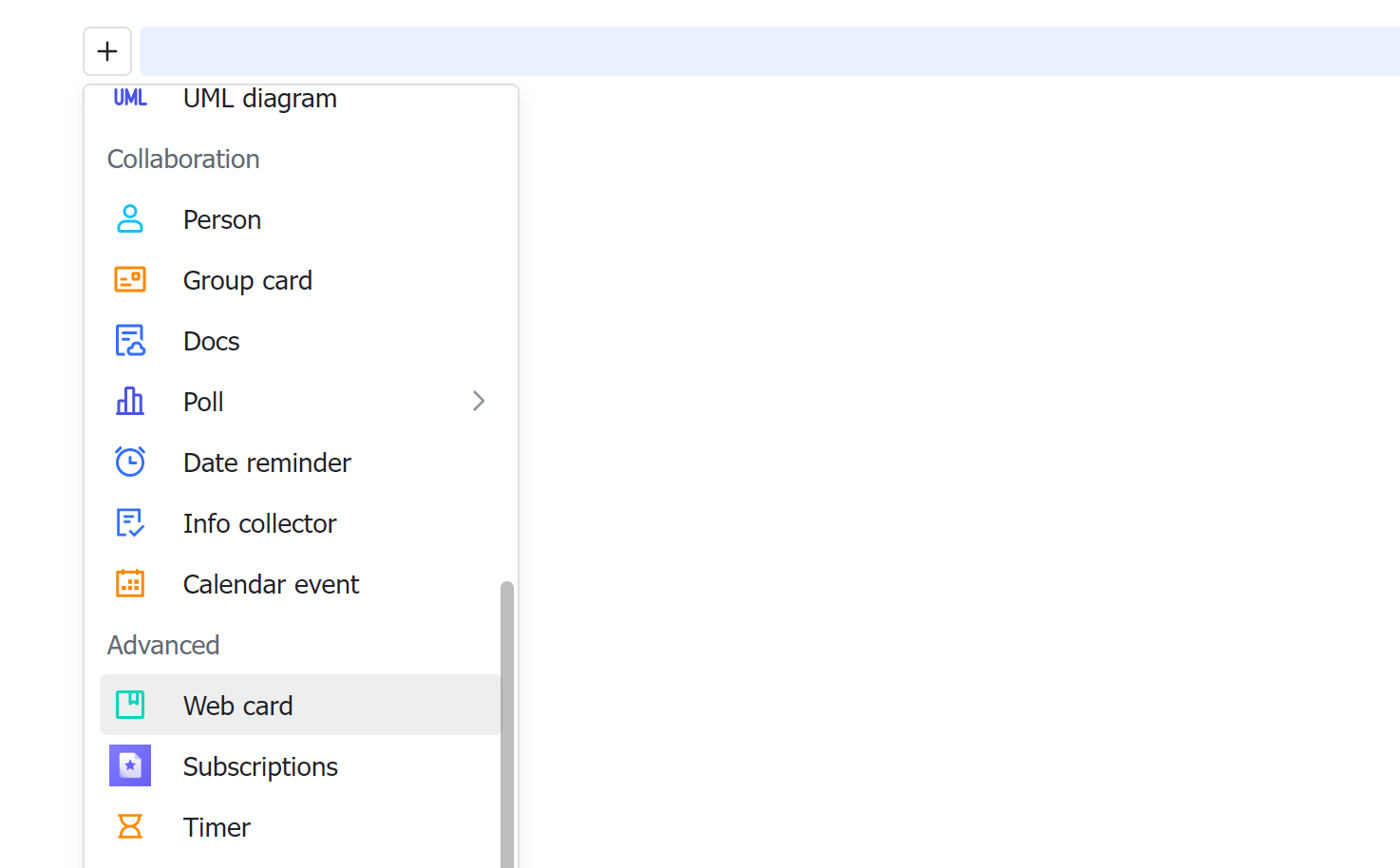 Insert web links in Docs