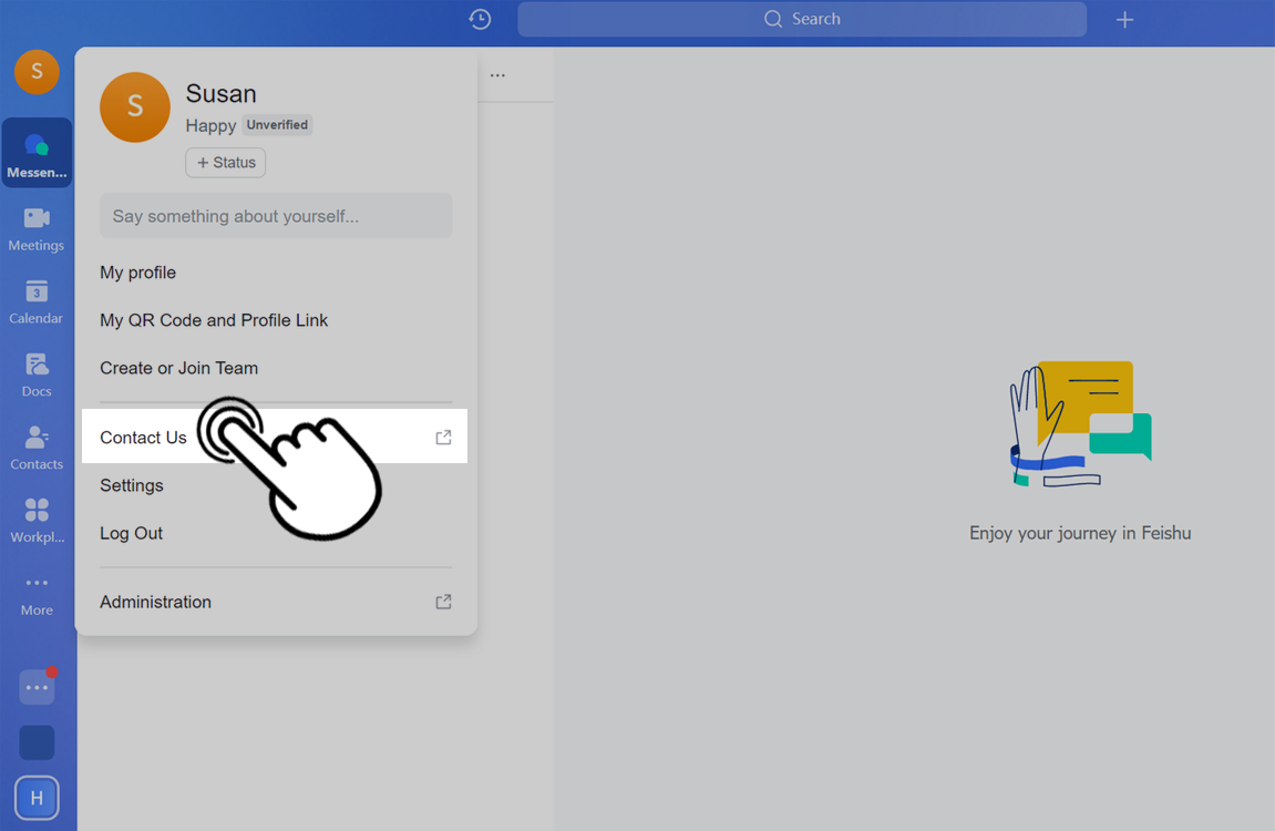 Admin | Configure the Contact US portal