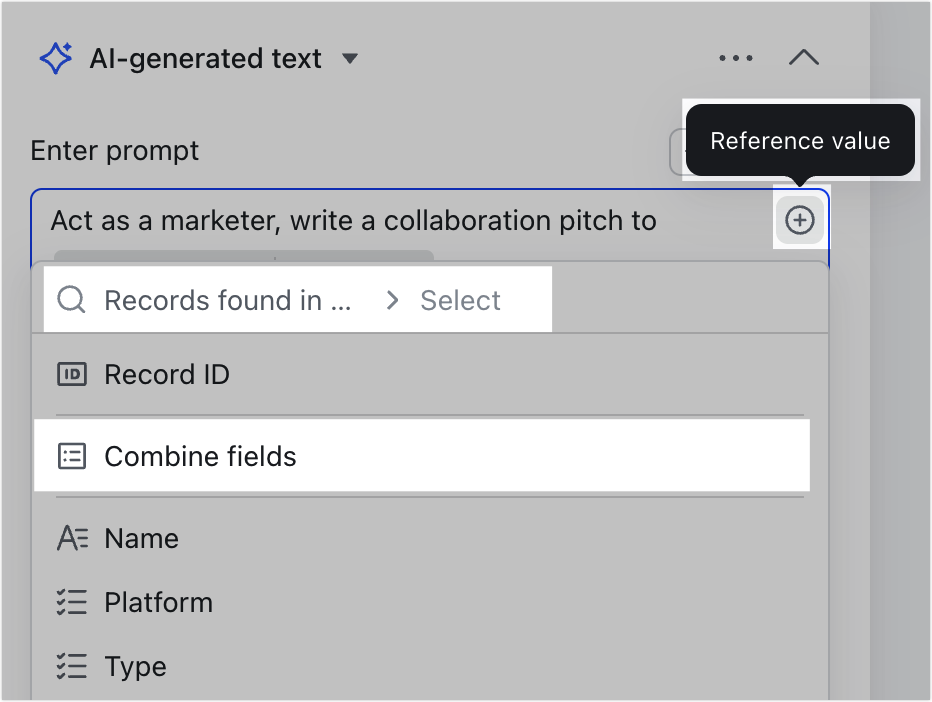 Use AI-generated text in automated workflows