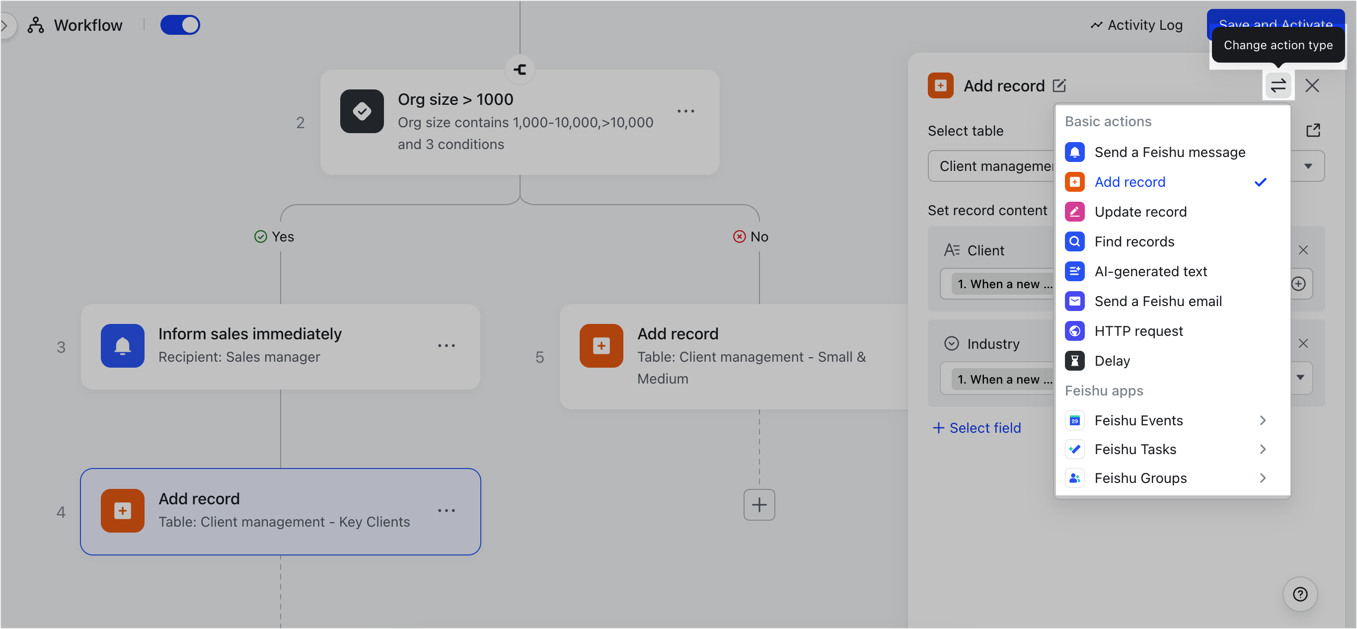 Use Base Workflow