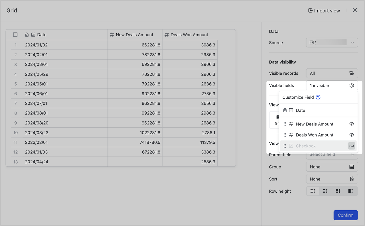 Use view blocks in dashboards