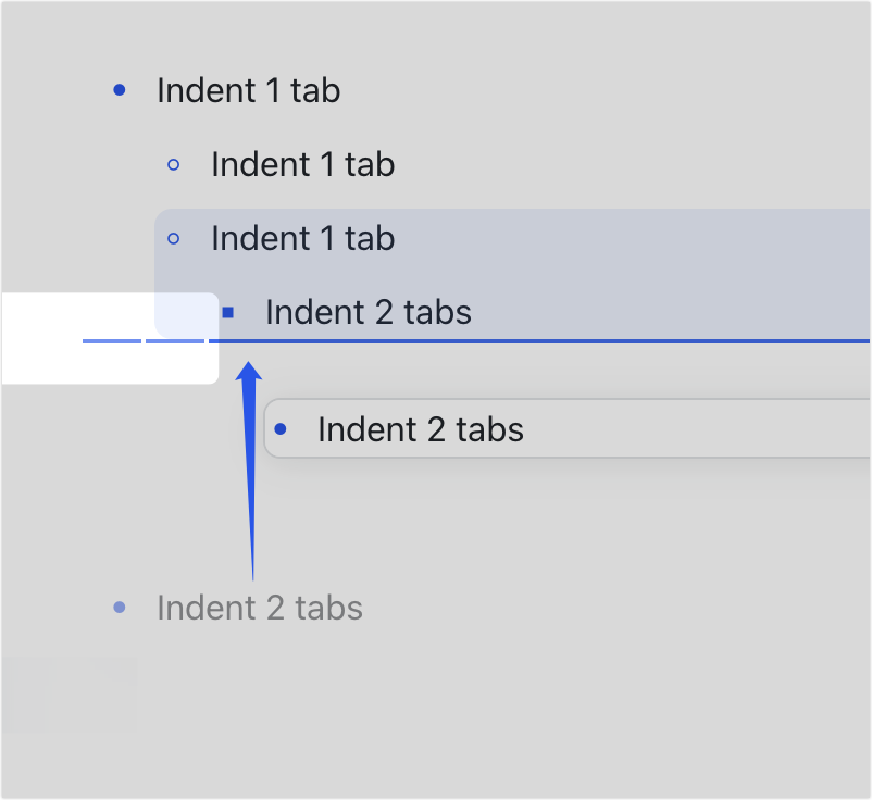 Indent and align content in Docs