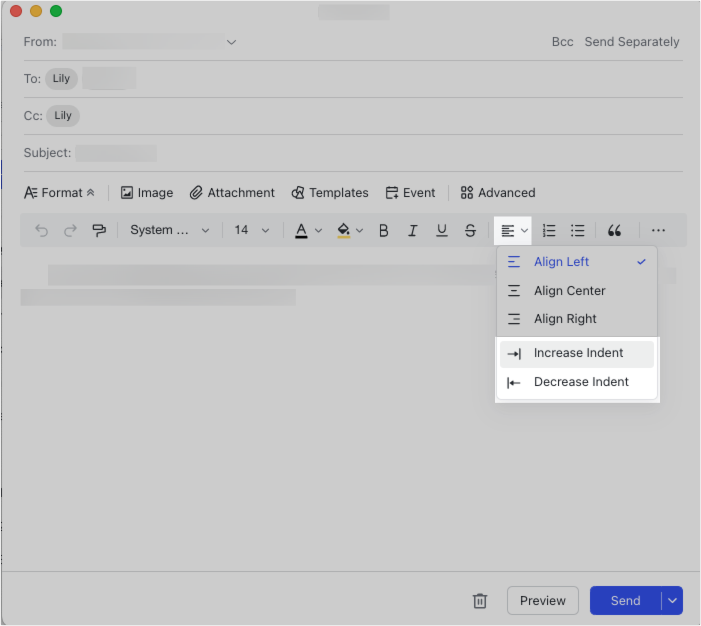 Mail updates