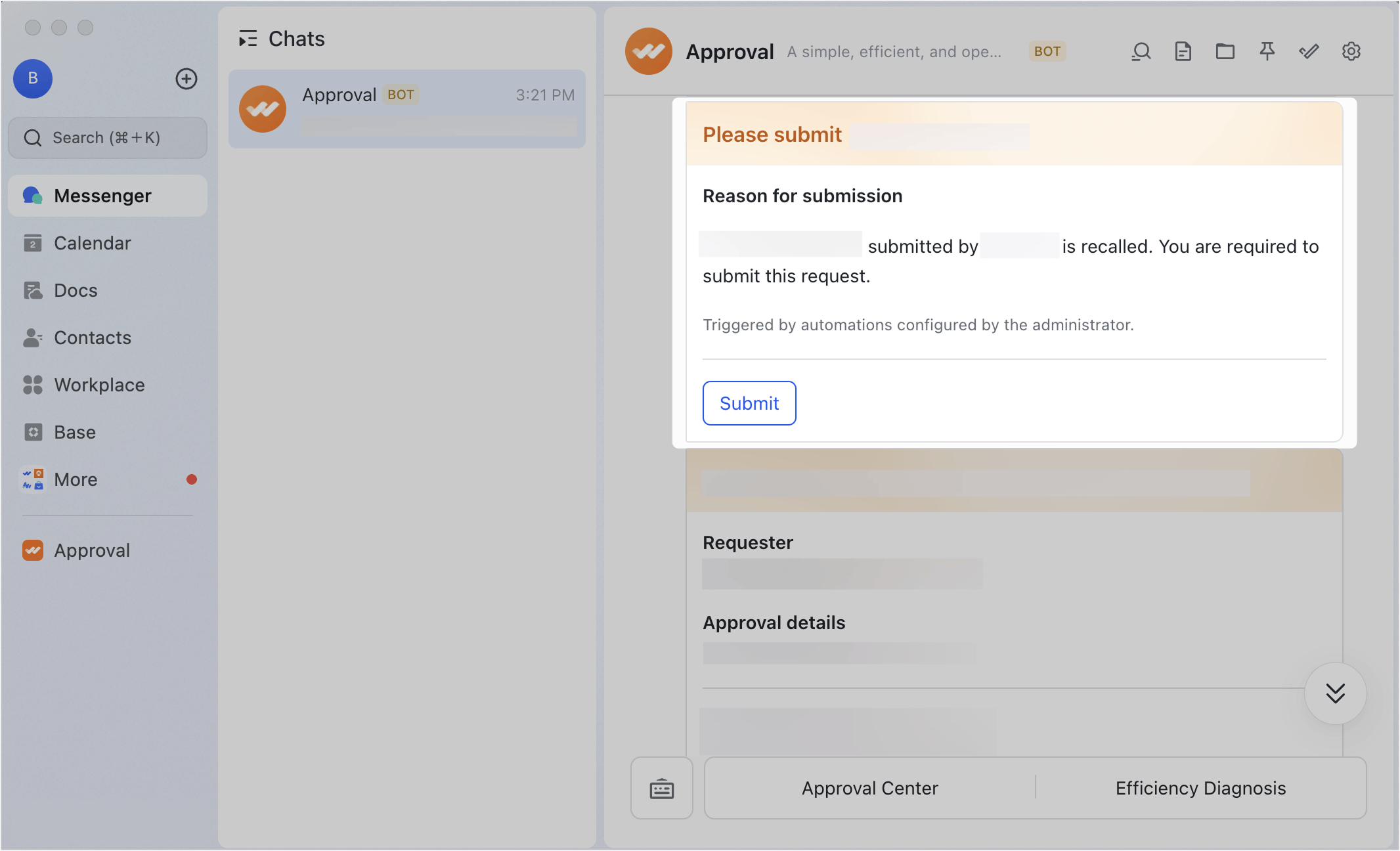 Admin | Automatically trigger actions in approvals