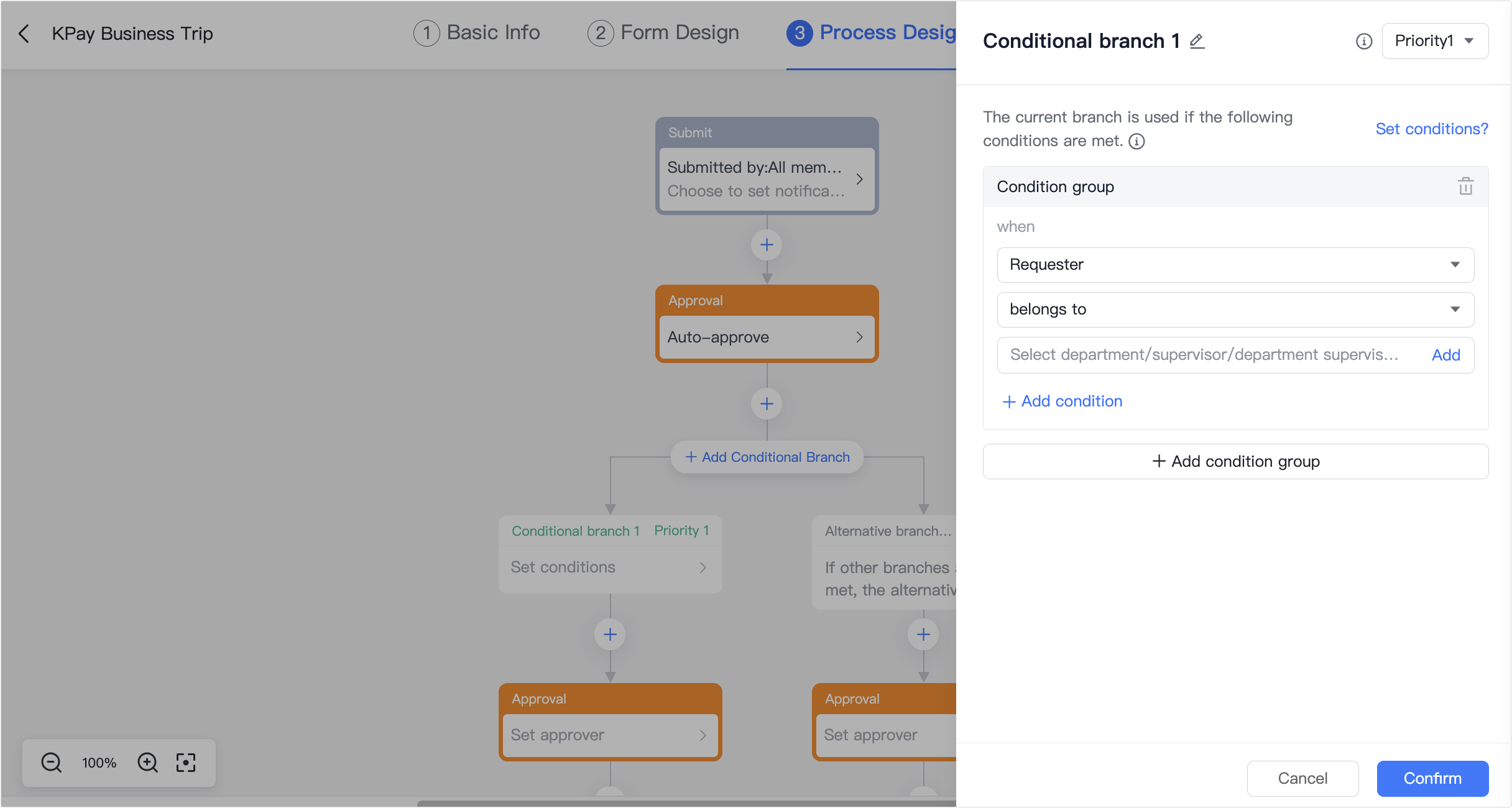 Admin | Set up an approver step