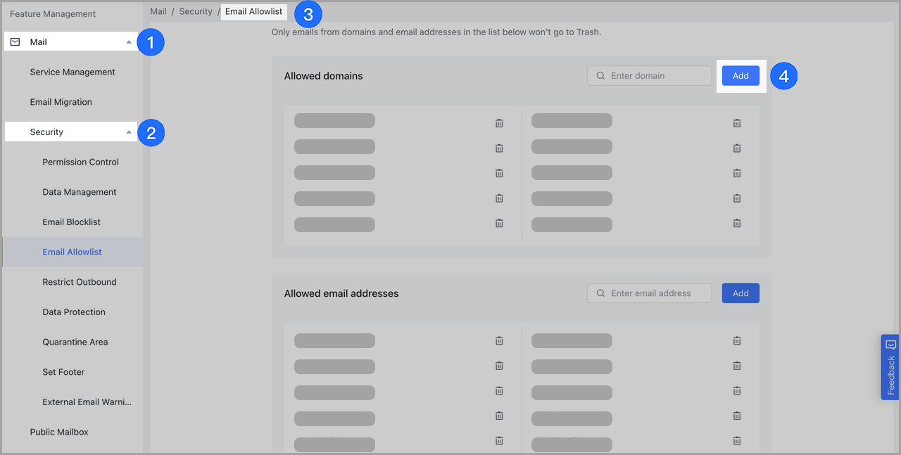 Email administrator user guide