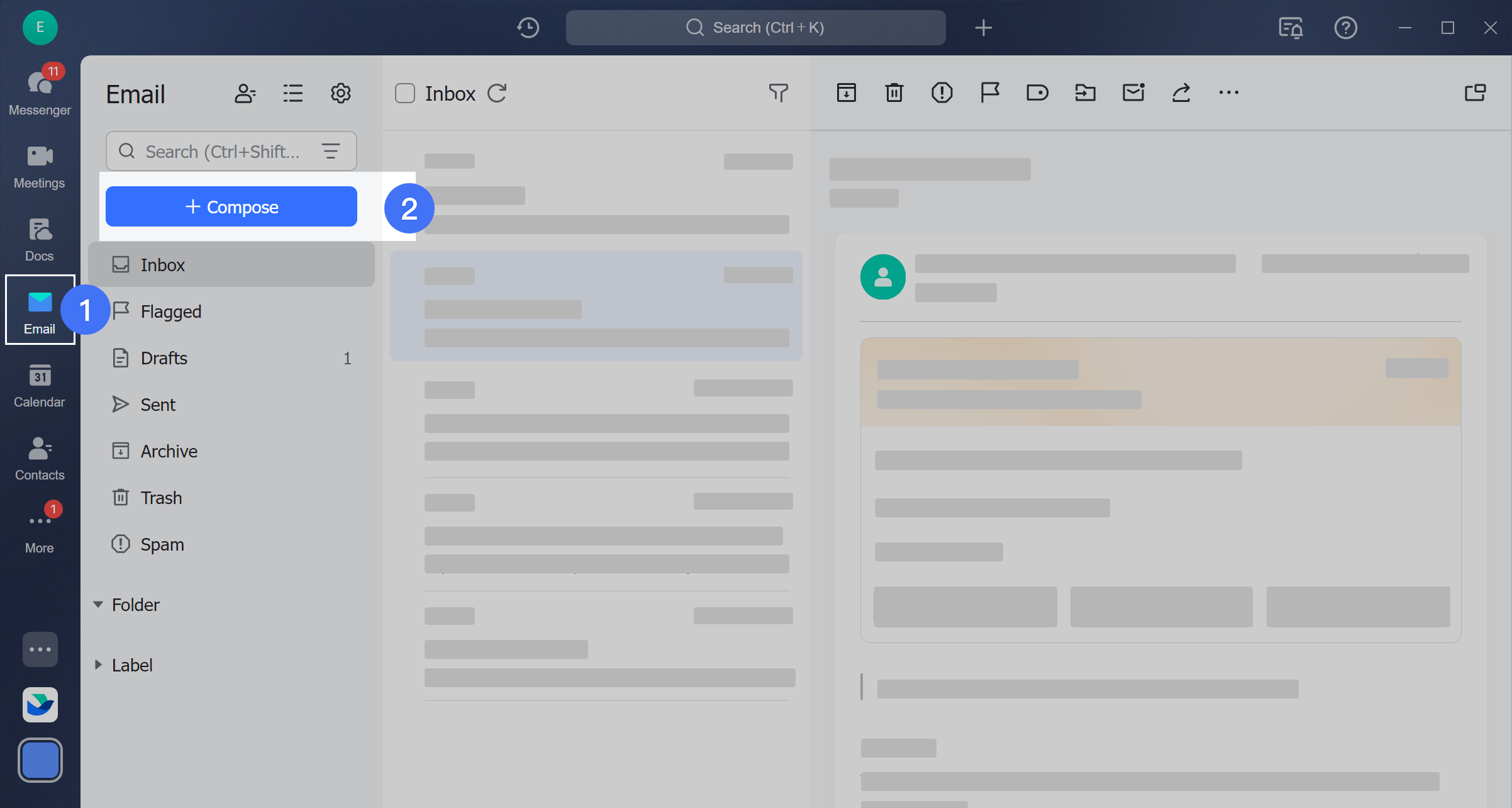 Send event invitations by email
